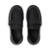 Mujer Kori Monk Strap Cuero Negro