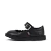 Niñas Adlar MJ Scallop de piel negra