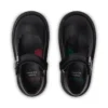Niñas Adlar MJ Scallop de piel negra