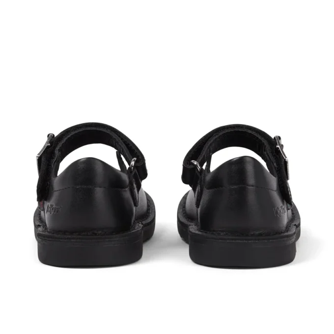 Niñas Adlar MJ Scallop de piel negra