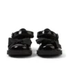 Niñas Kick Mj Bow de charol negro