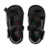 Niñas Kick Mj Bow de charol negro