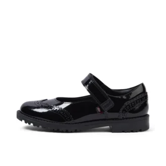 Niñas: Lachly MJ Brogue de charol negro