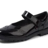 Niñas: Lachly MJ Brogue de charol negro
