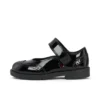 Niñas pequeñas Lachly Mj Brogue de charol negro