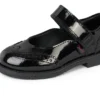 Niñas pequeñas Lachly Mj Brogue de charol negro