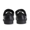 Niñas pequeñas Lachly T Bar Cuero Negro