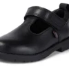Niñas pequeñas Lachly T Bar Cuero Negro