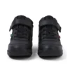 Niños pequeños Stomper Hi de cuero negro