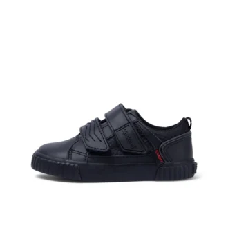 Niños pequeños Tovni Twin Flex Cuero Negro