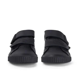 Niños pequeños Tovni Twin Flex Cuero Negro