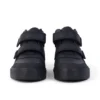 Niños Tovni Scuff Hi de piel, negro