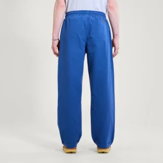 Pantalón de hombre Kickers de pierna ancha con cordón, azul marino