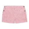 Pantalones cortos clásicos Kickers para mujer, color rojo