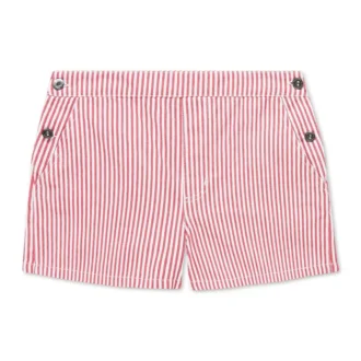 Pantalones cortos clásicos Kickers para mujer, color rojo