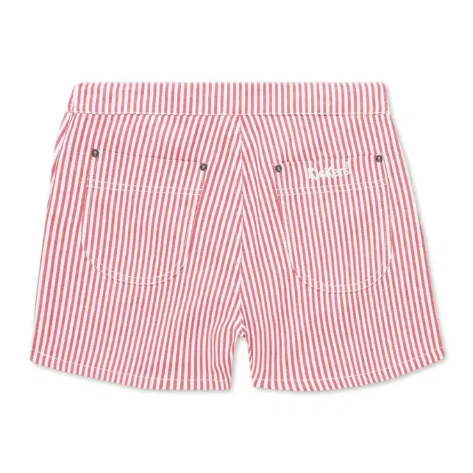 Pantalones cortos clásicos Kickers para mujer, color rojo