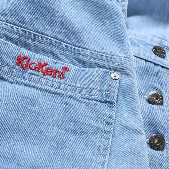 Peto clásico Kickers para mujer, azul