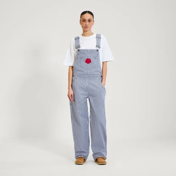 Peto clásico Kickers para mujer, azul/blanco