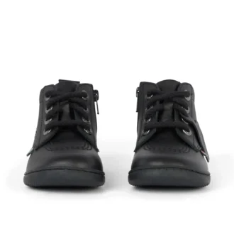 Playflex Hi de cuero negro unisex para niños