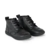 Playflex Hi de cuero negro unisex para niños