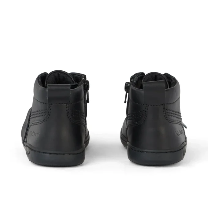 Playflex Hi de cuero negro unisex para niños