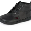 Playflex Hi de cuero negro unisex para niños