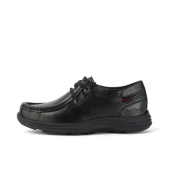 Reasan Moc de piel para niño, negro