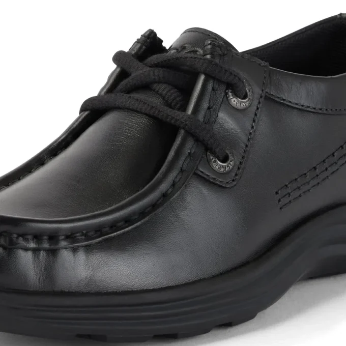 Reasan Moc de piel para niño, negro