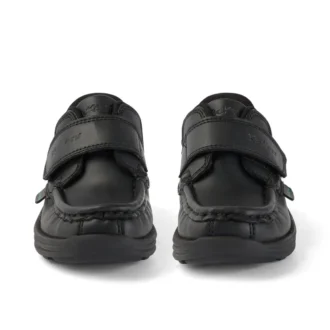 Reasan Strap de cuero alternativo para niños, unisex, negro