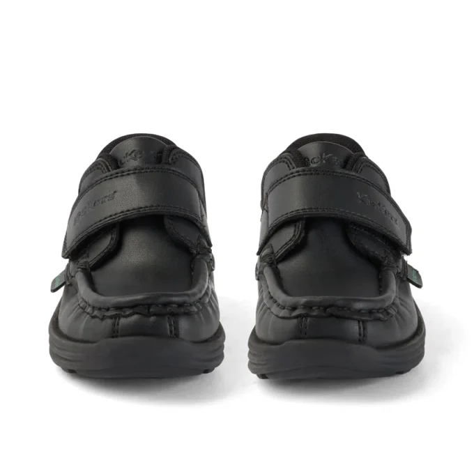 Reasan Strap de cuero alternativo para niños, unisex, negro