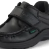 Reasan Strap de cuero alternativo para niños, unisex, negro