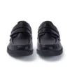 Reasan Strap de cuero negro para hombre