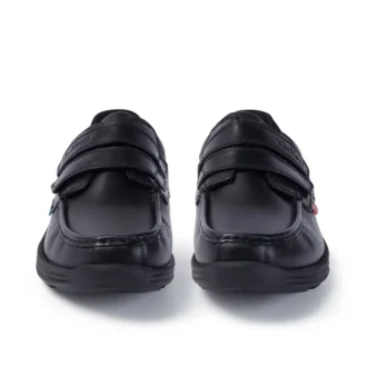 Reasan Strap de cuero negro para hombre
