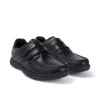 Reasan Strap de cuero negro para hombre