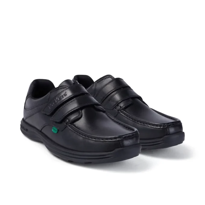 Reasan Strap de cuero negro para hombre