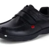 Reasan Strap de cuero negro para hombre