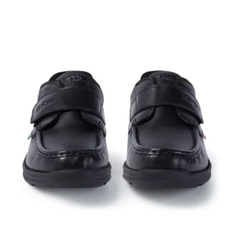 Reasan Strap de cuero negro para jóvenes