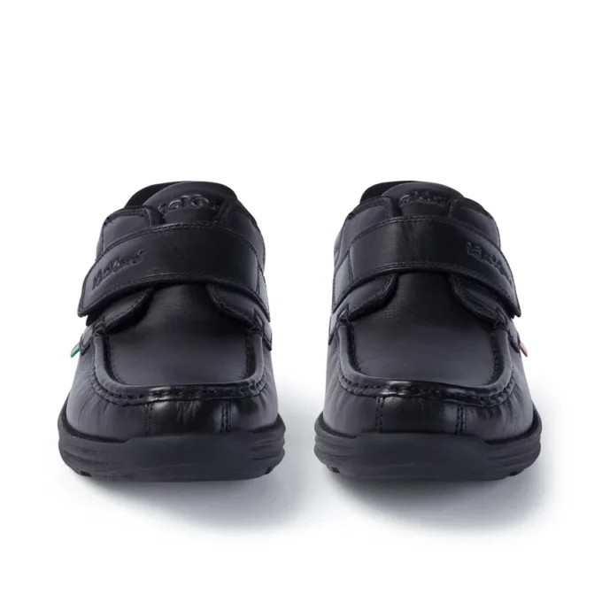 Reasan Strap de cuero negro para jóvenes
