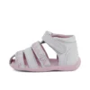Sandalias Baby Wriggle Wave de piel blanca