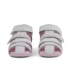 Sandalias Baby Wriggle Wave de piel blanca