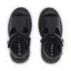 Sandalias Kenzi para niñas, de cuero negro