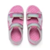 Sandalias Kickster para niña, color blanco