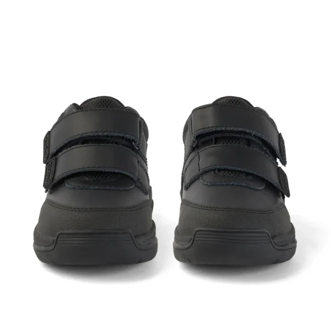 Stomper Mid de piel para niño, color negro