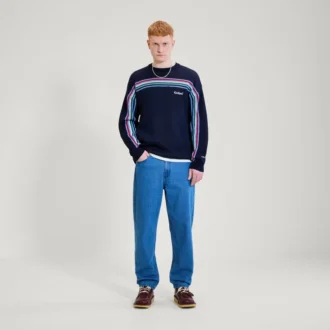 Sudadera de punto para hombre Kickers azul marino