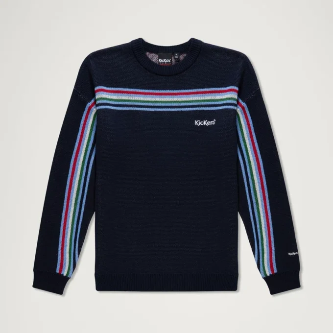 Sudadera de punto para hombre Kickers azul marino