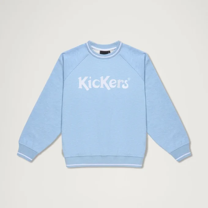 Sudadera unisex para adultos Kickers Classic Crew azul