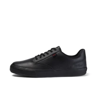 Tovni de cuero envejecido para adultos unisex, negro