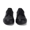 Tovni de cuero envejecido para adultos unisex, negro