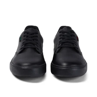 Tovni de cuero envejecido para adultos unisex, negro