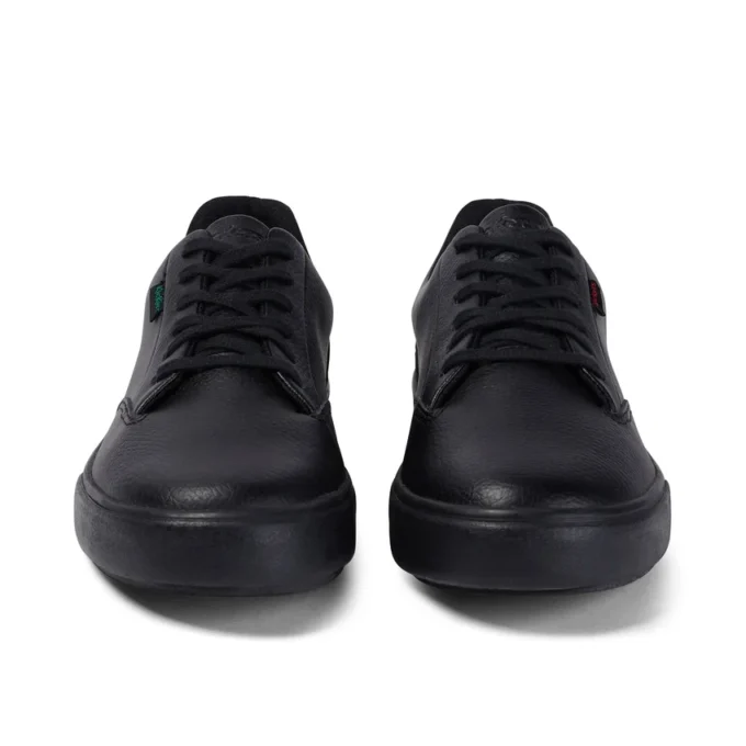 Tovni de cuero envejecido para adultos unisex, negro